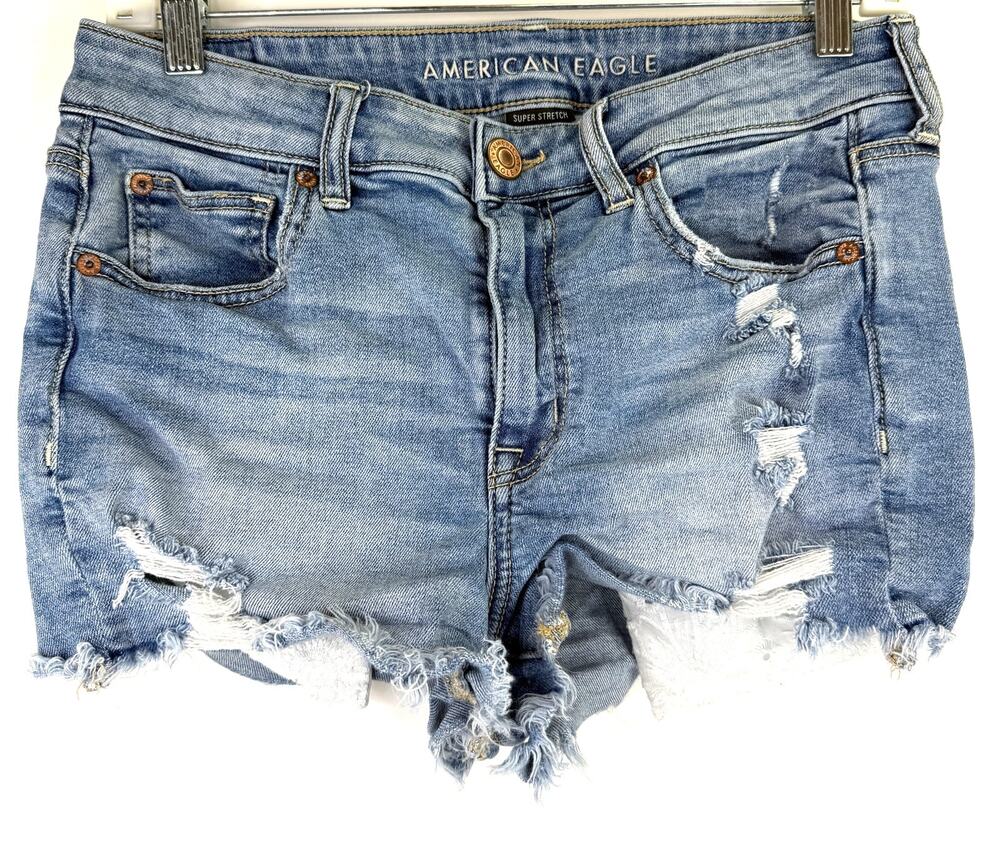 American Eagle Women's Hi-Rise Shortie Shorts Size 8